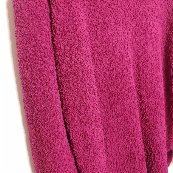 Sanctuary | Wine Teddy V-neck Oversized Sweater - Picture 7 of 7